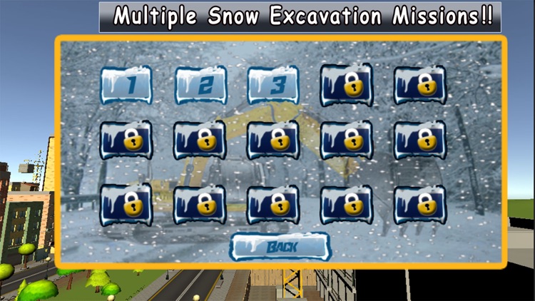 Snow Plow Truck Excavator Simulator 3D - Snowplow screenshot-4