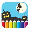 Kids Coloring Magic Witch Game For Educational
