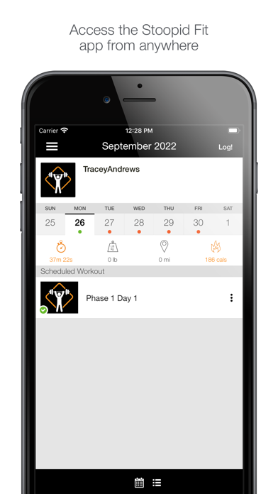 Simply Fit Fitness App Screenshot