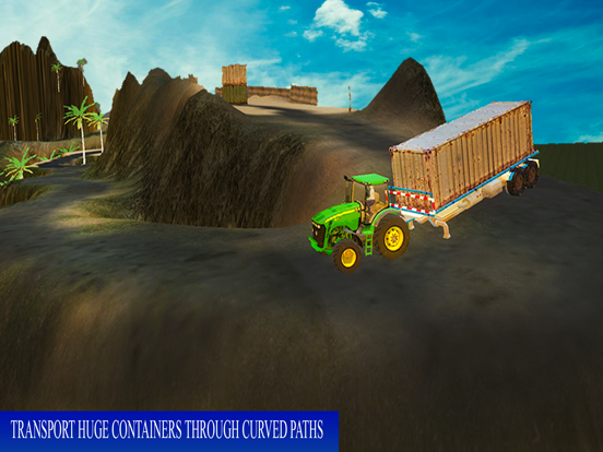 Off-road Tractor Driving Sim3D iPad screenshot