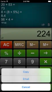 calculator easy lite iphone screenshot 3