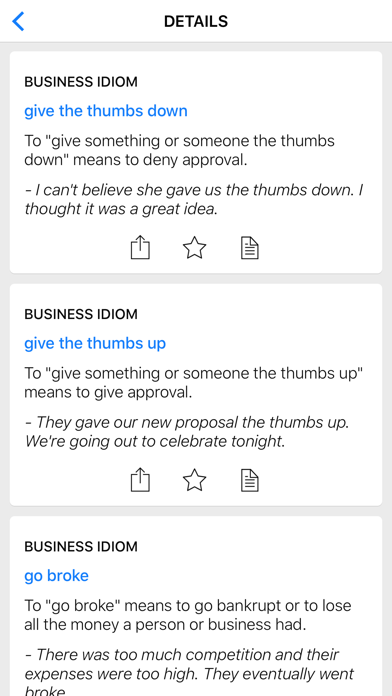 Legal & Business idioms Screenshot