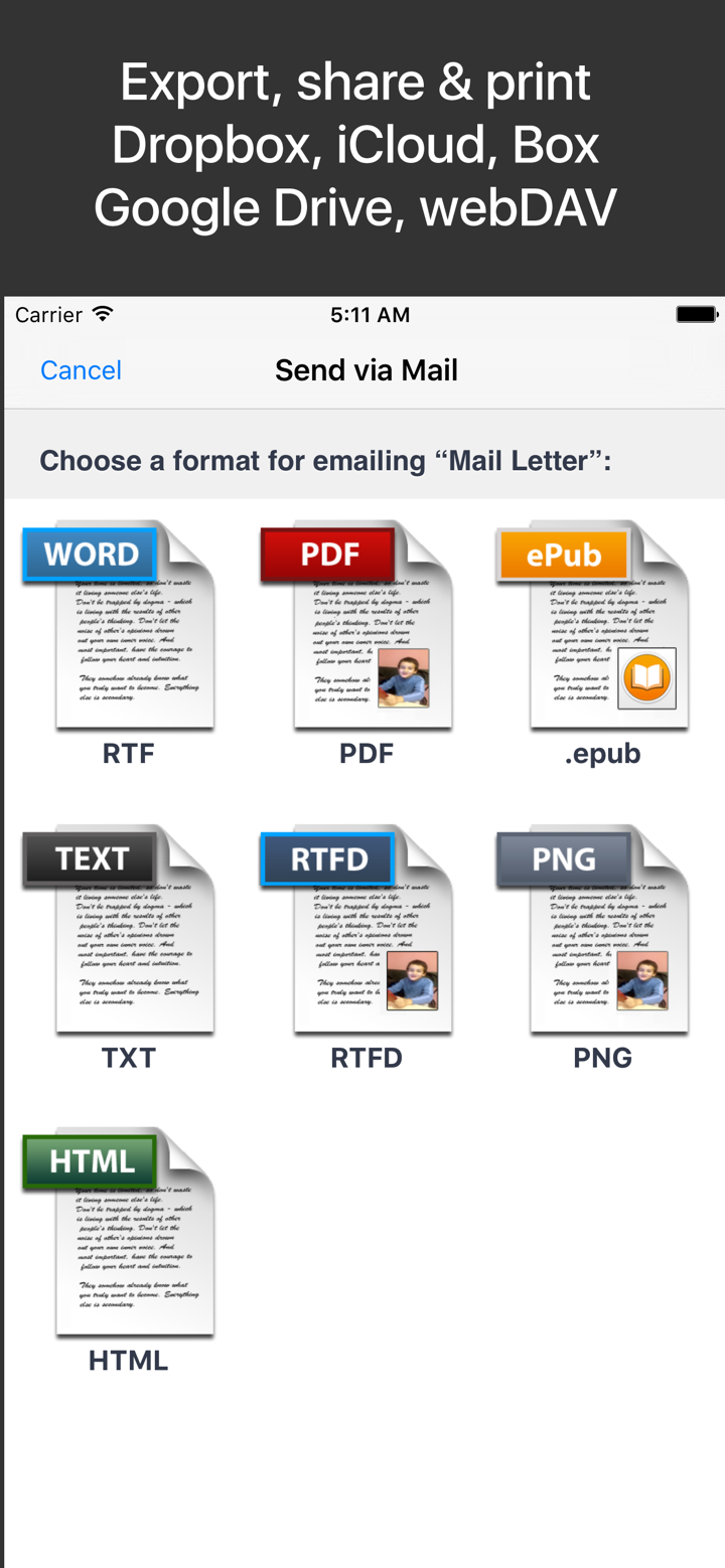 Word Processor - Textilus Pro screenshot 4