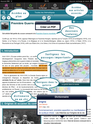 Encyclopédie Larousse screenshot 2