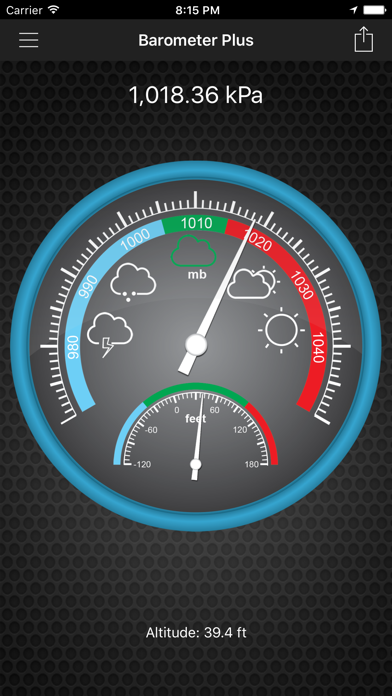 Barometer Plus - Altimeter Screenshot