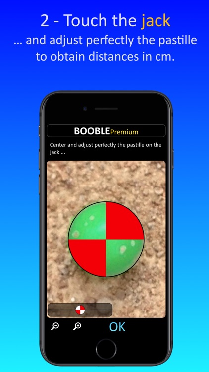 Booble - Measuring distance boules / jack