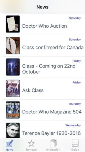 NITAS - Doctor Who News screenshot 2