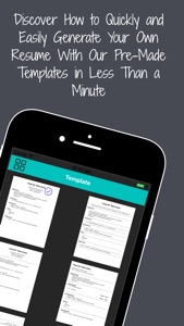 Professional Job Resume Builder & CV Generator screenshot #1 for iPhone