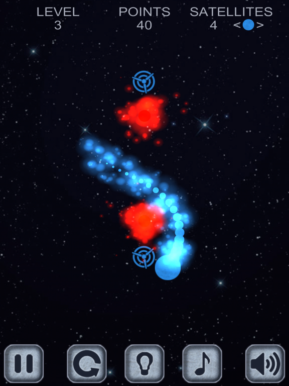 Crazy Orbits. Universe iPad screenshot