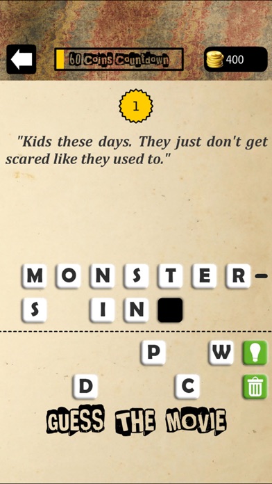 Screenshot #1 pour Guess the Movie - Quiz Game