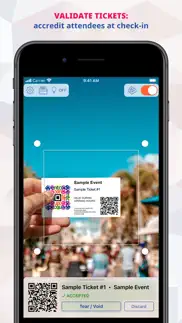 eventcode+ xq qr ticket system iphone screenshot 1