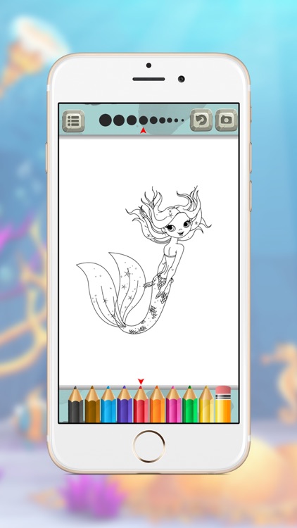 Mermaid Coloring Toddlers Game