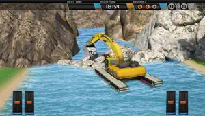 Amphibious Excavator Crane & Dump Truck Simulator screenshot #5 for iPhone