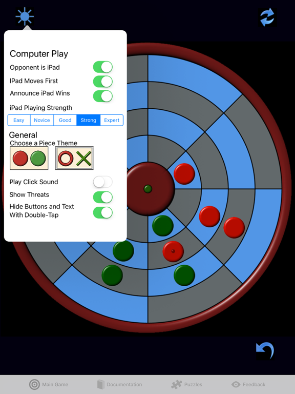 Circular Tic Tac Toe Screenshots