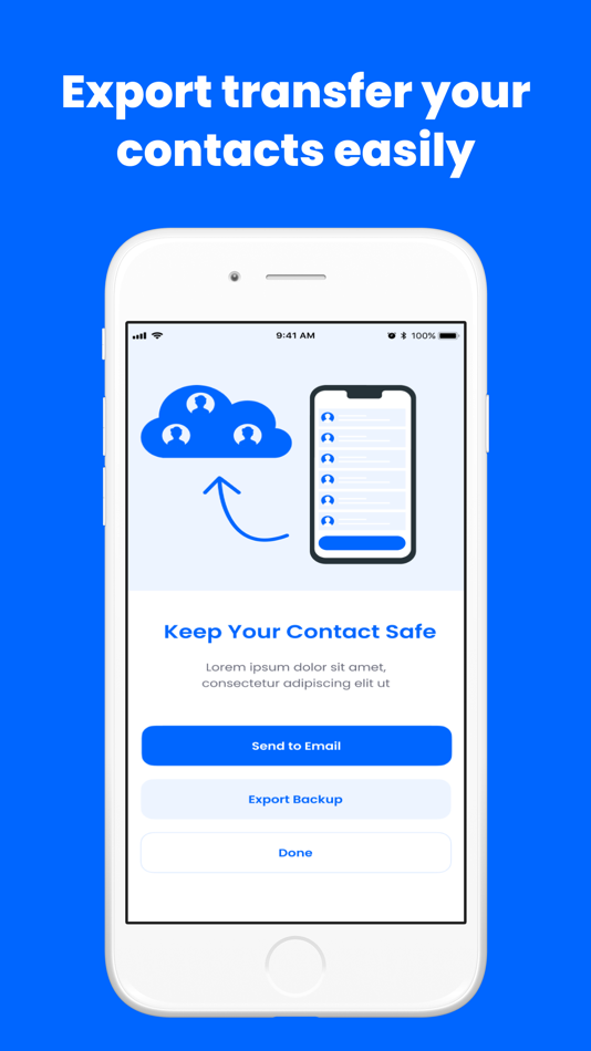 #1. SafeContacts: Backup & Restore (iOS) بواسطة: kadir altintop