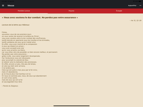 Screenshot #4 pour AELF Bible catholique