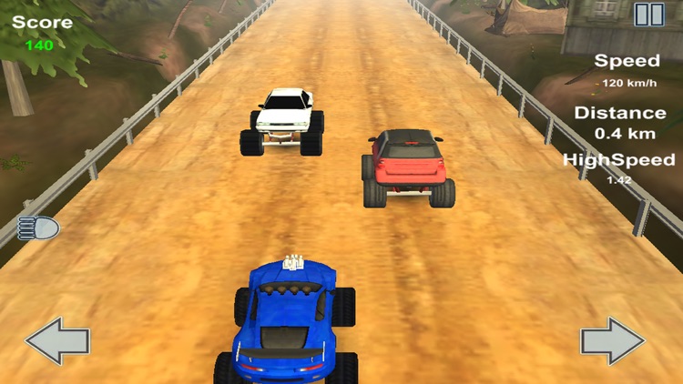 Monster Truck Drive: Highway Traffic Runner