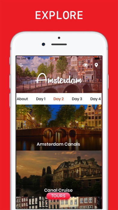 Amsterdam Travel Guide & Map . Screenshot