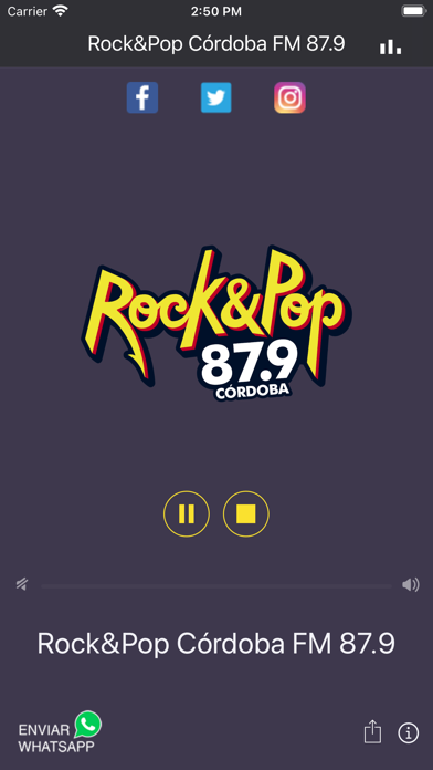 Rock&Pop Córdoba FM 87.9 Screenshot
