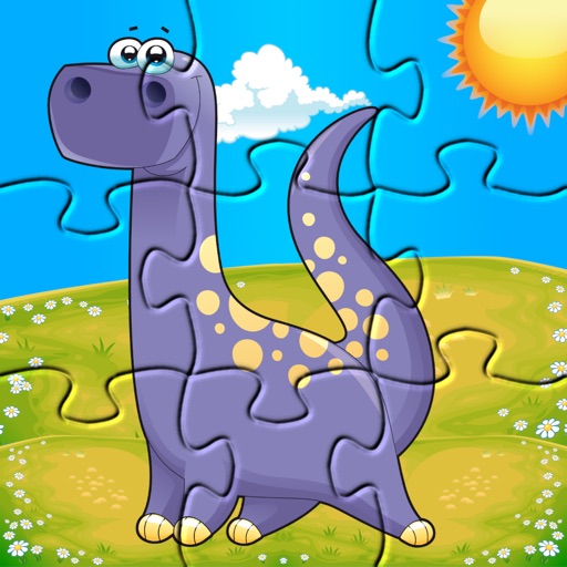 Dino Puzzle Kid Dinosaur Games icon