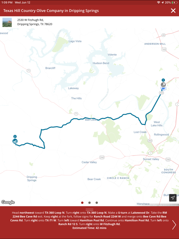 Tour Texas iPad screenshot 8 - Travel app