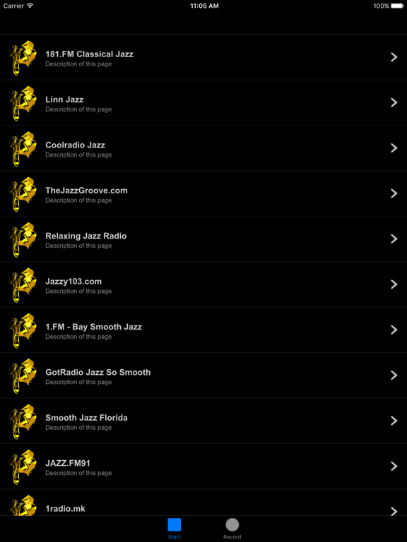 Screenshot #5 pour Radio Jazz Stations