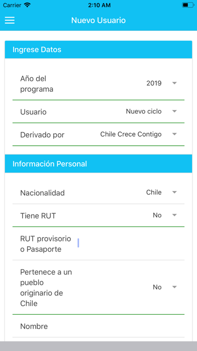 Estrategias de APS Screenshot