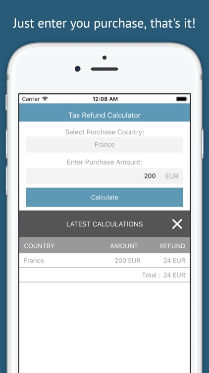 Tax Refund Calculator - Tax Free