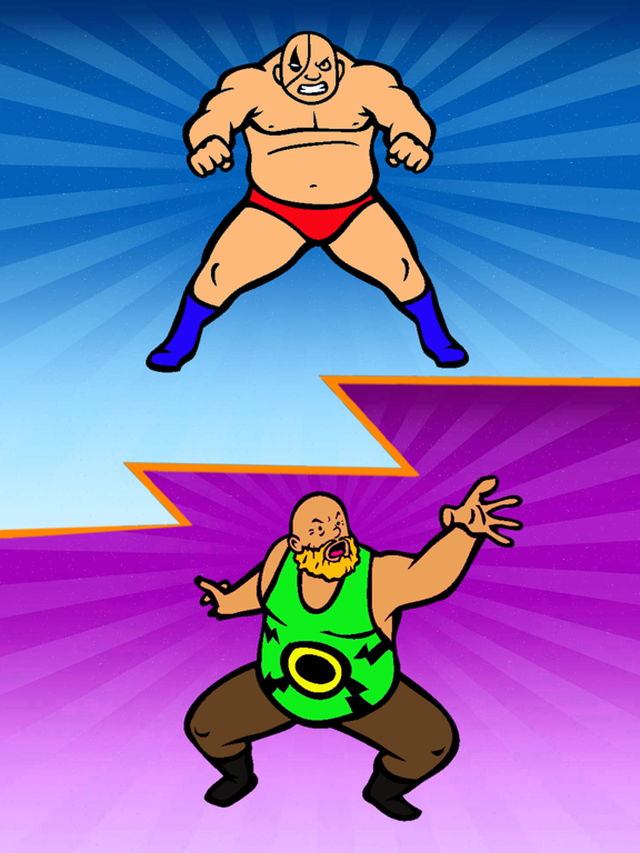 Wrestling Star Revolution Champions Coloring Book iPad screenshot