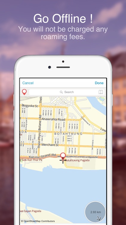 Rangoon on Foot: Offline Map