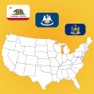 Get US State Maps and Flags for iOS, iPhone, iPad Aso Report