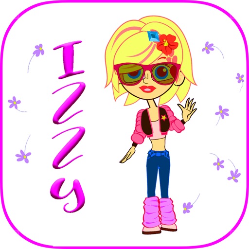 Izzys Animated Girl Stickers Emoji By Trds Inc