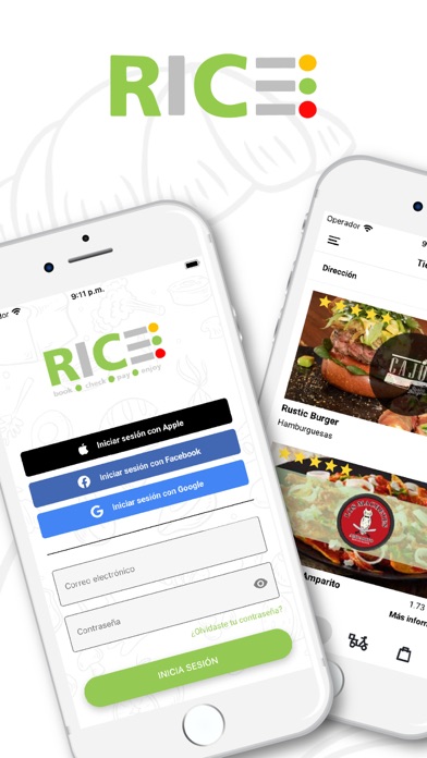 RiceApp - User Screenshot
