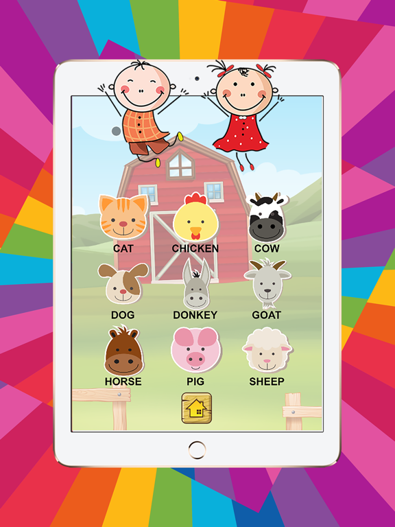 Farm Animals : 子供のための教育ゲームのおすすめ画像1