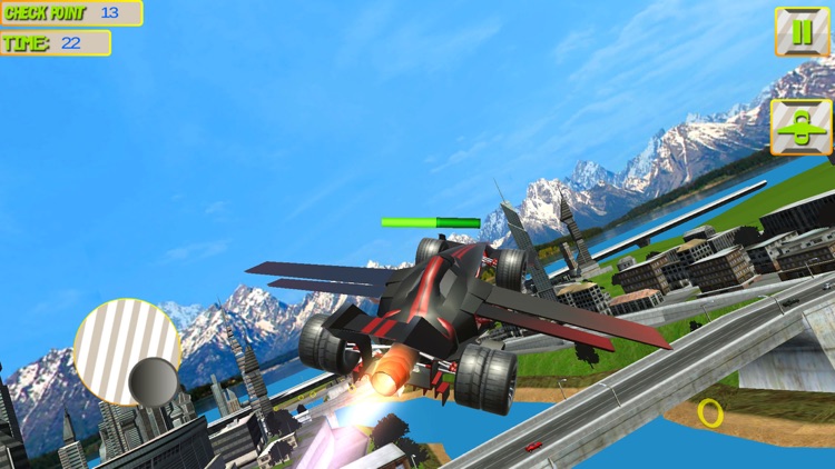 Futuristic Flying Car 3D