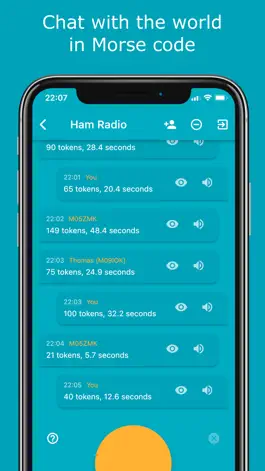 Game screenshot Morse Chat: Chat in Morse Code mod apk