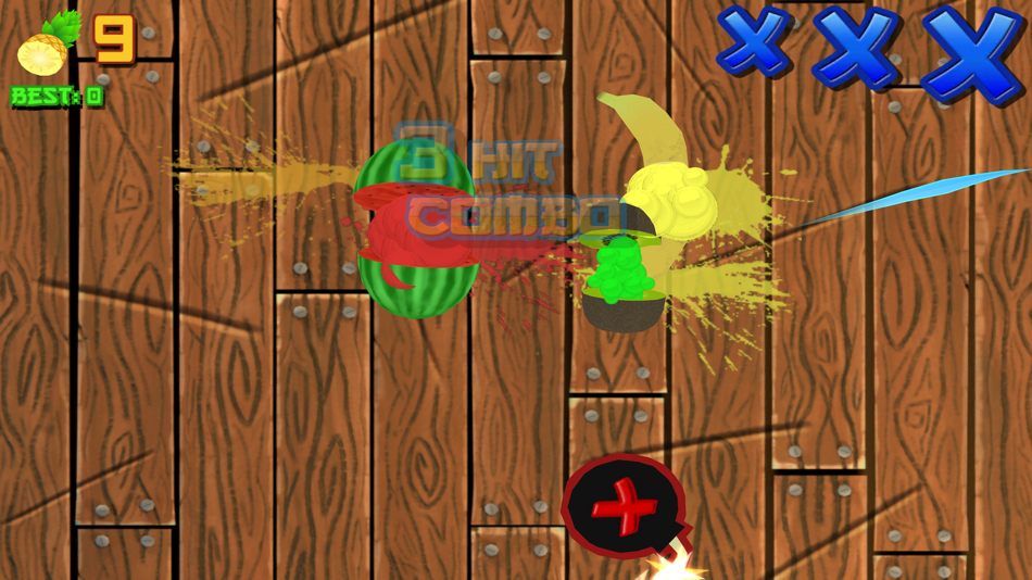 #2. Fruit Slicing App (iOS) 由: Fareeha Chohan