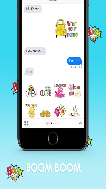 BOOM Stickers for iMessage