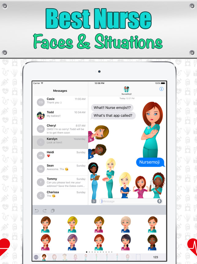 ‎NurseMoji - All Nurse Emojis and Stickers! Screenshot