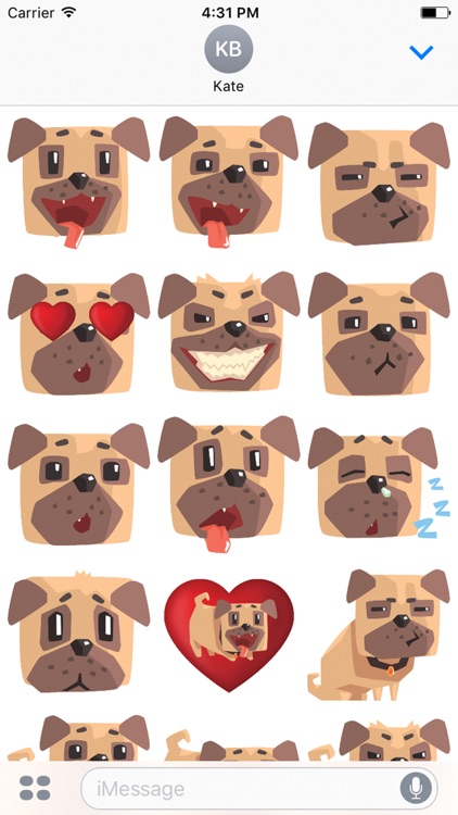 Pug Emoji And Stickers