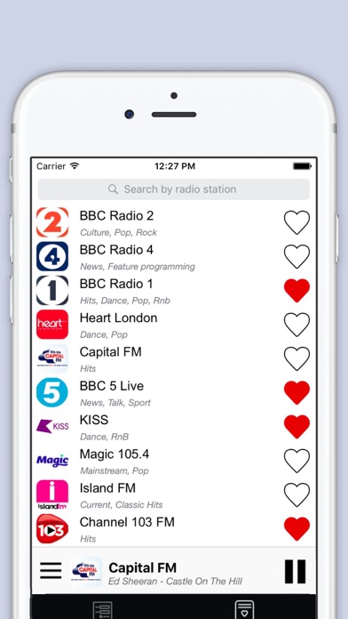 Screenshot #2 pour Radio UK : british radios FM