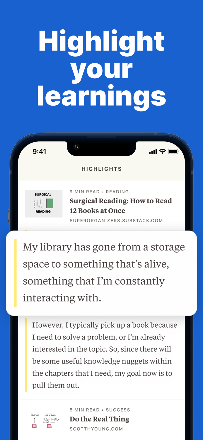 Alfread grow reading habit