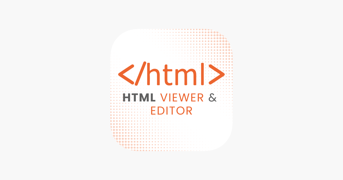 ‎App Store에서 제공하는 HTML File Viewer & HTML Editor