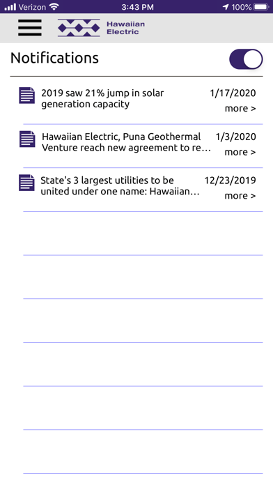 Hawaiian Electric Mobile Screenshot