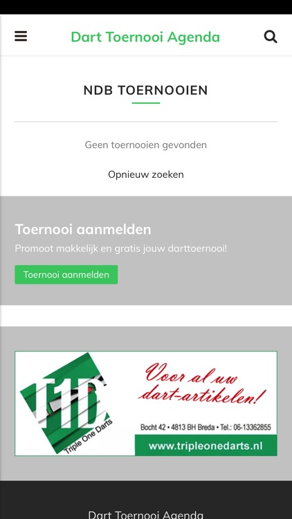 Dart Toernooi Agenda screenshot-3