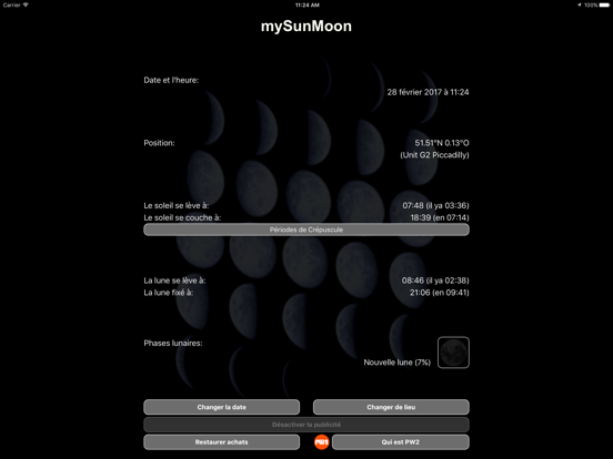 Screenshot #4 pour mySunMoon