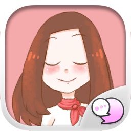 Ms.Rose Apple Stickers Emoji Keyboard By ChatStick