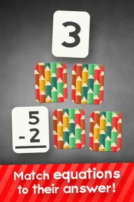 Game screenshot Subtraction Flash Cards Match Math Games for Kids mod apk