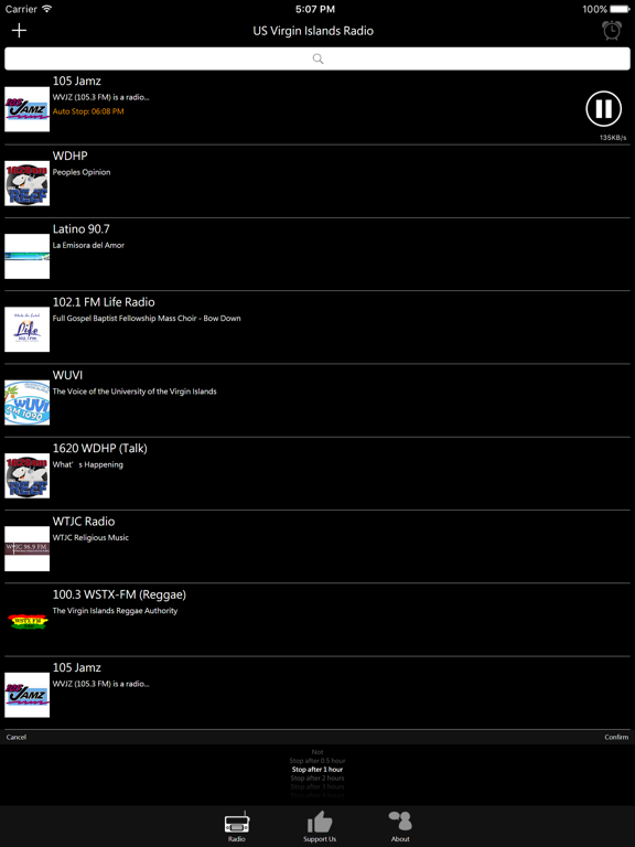 US Virgin Islands Radio iPad screenshot 3 - Entertainment app