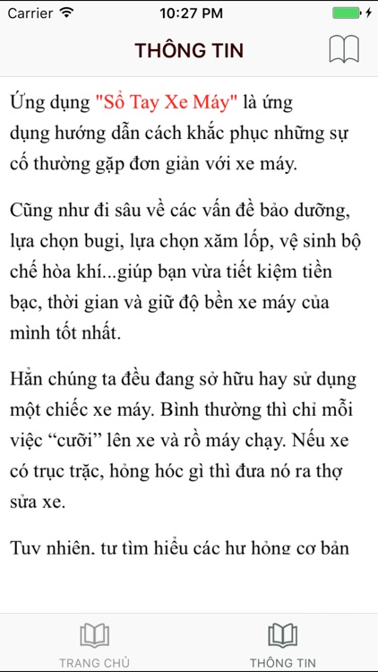Sổ Tay Xe Máy